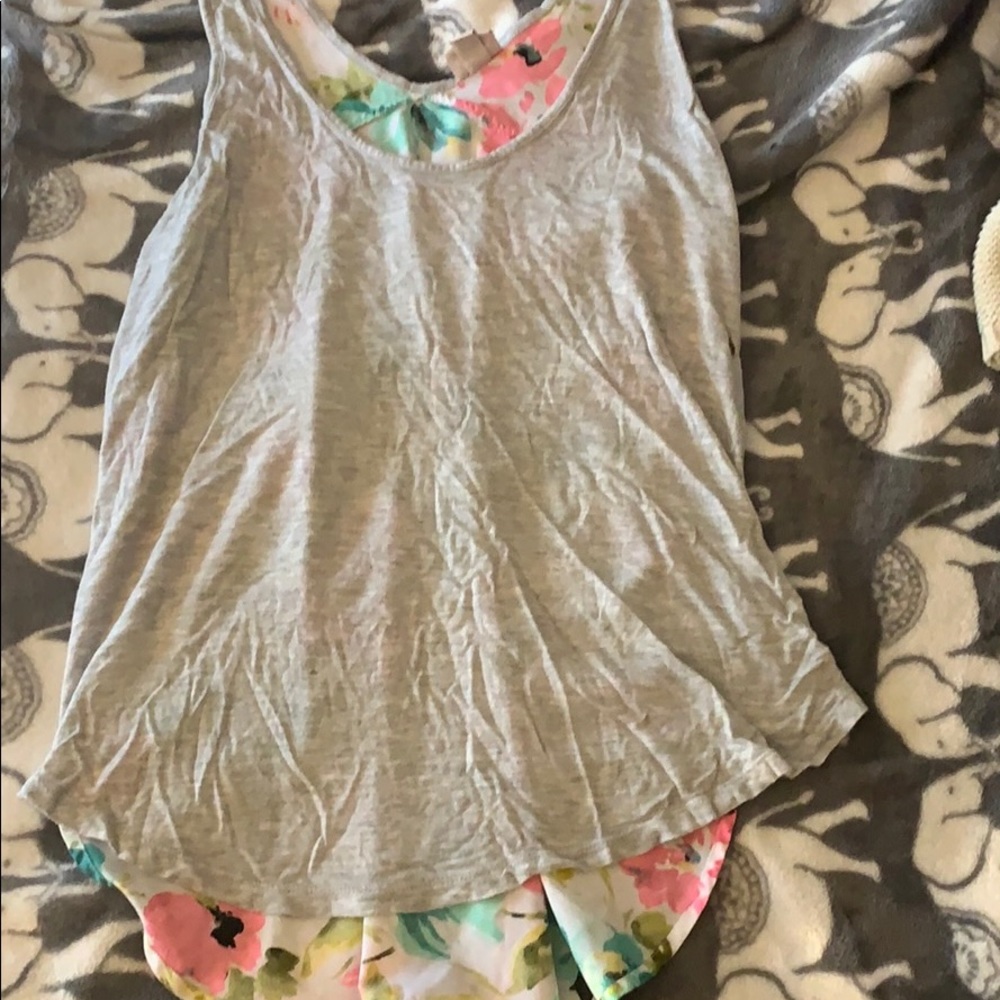 Flowery tank top